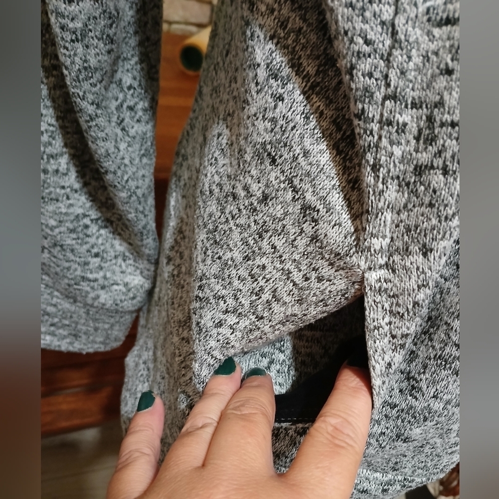 ARCHITECT Gray Fleece Ski & Snow Jacket 1X Outdoor Cozy - Picture 3 of 6